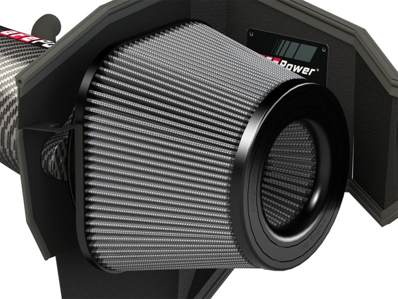 aFe POWER Magnum FORCE Carbon Fiber Stage 2 Pro Dry S CAIS - 11 - 18 Dodge Challenger/Charger V8 - 6.4L - CPC Performance