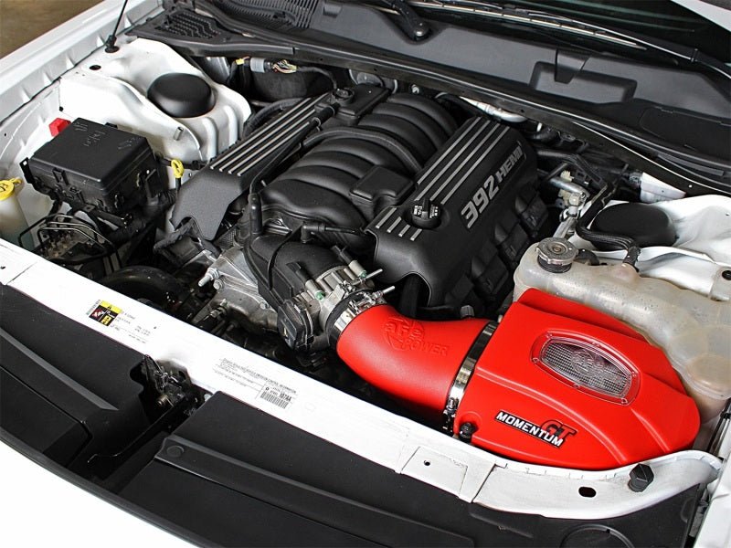 aFe POWER Momentum GT Limited Edition Cold Air Intake 11 - 17 Dodge Challenger/Charger SRT - Red - CPC Performance