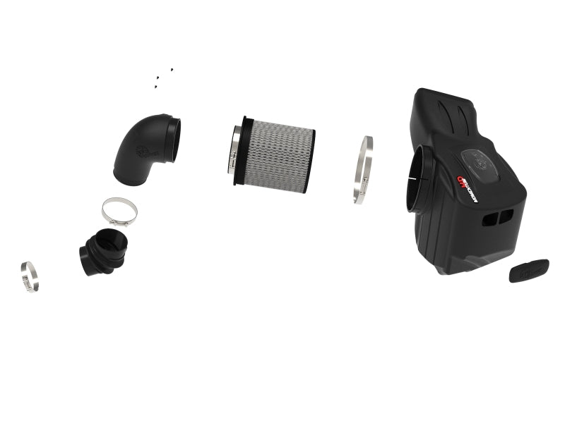 aFe POWER Momentum HD Cold Air Intake System w/ Pro Dry S Media 19 - 20 RAM Diesel Trucks L6 - 6.7L (td) - CPC Performance