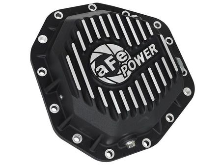 aFe Power Pro Ser Rear Diff Cover Black w/Mach Fins 2017 Ford Diesel Trucks V8 - 6.7L(td) Dana M275 - 14 - CPC Performance