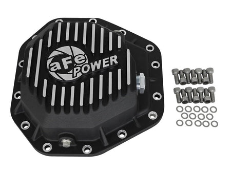 aFe Power Pro Ser Rear Diff Cover Black w/Mach Fins 2017 Ford Diesel Trucks V8 - 6.7L(td) Dana M275 - 14 - CPC Performance