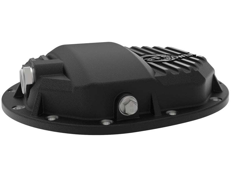 aFe Power Pro Series AAM 9.5/9.76 Rear Diff Cover Black w/Mach Fins 14 - 19 GM Silverado/Sierra 1500 - CPC Performance
