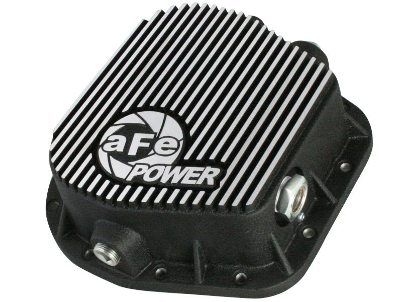 aFe Power Rear Differential Cover (Machined) 12 Bolt 9.75in 11 - 13 Ford F - 150 EcoBoost V6 3.5L (TT) - CPC Performance