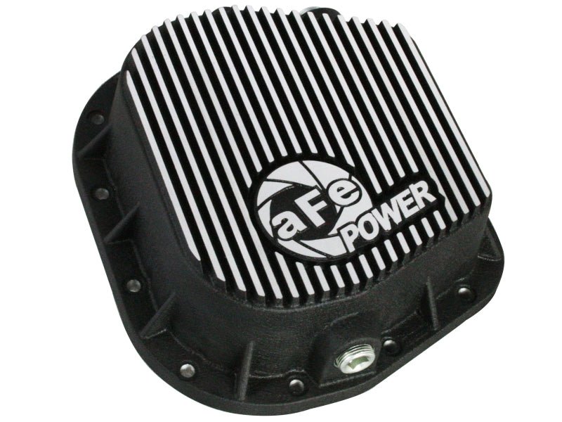 aFe Power Rear Differential Cover (Machined) 12 Bolt 9.75in 11 - 13 Ford F - 150 EcoBoost V6 3.5L (TT) - CPC Performance