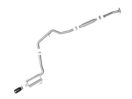 aFe POWER Takeda 12 - 16 Subaru Impreza 2.0L 2.5in 304SS CB Exhaust w/ Black Tips - CPC Performance