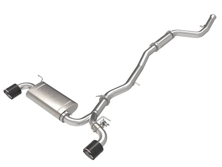 aFe POWER Takeda 2021 Toyota Supra 2.0L (t) 2.5in - 3in 304 SS CB Exhaust w/ Carbon Tips - CPC Performance