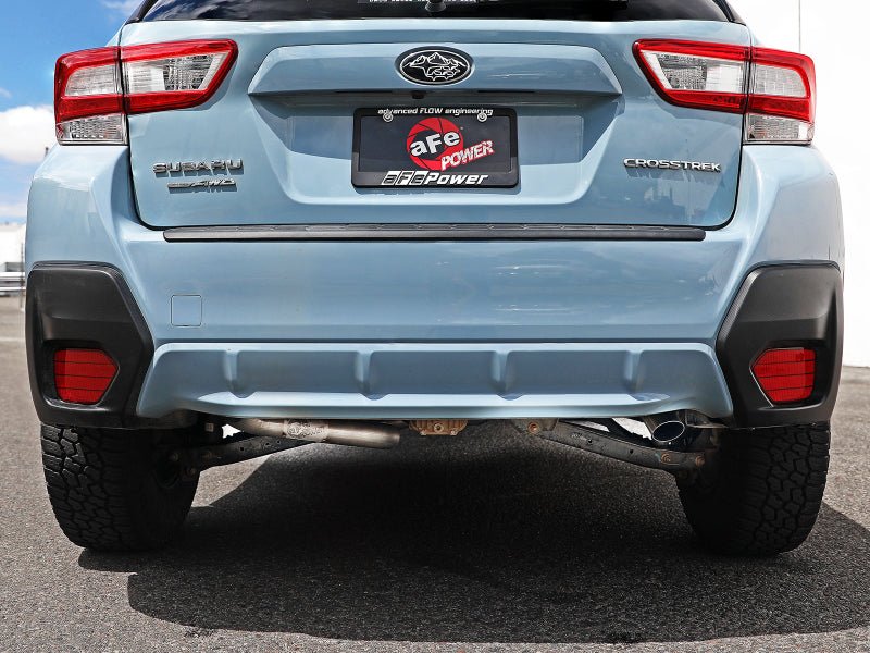 aFe POWER Takeda 2.5in 304 SS Cat - Back Exhaust System Subaru Crosstrek 18 - 19 H4 - 2.0L - CPC Performance