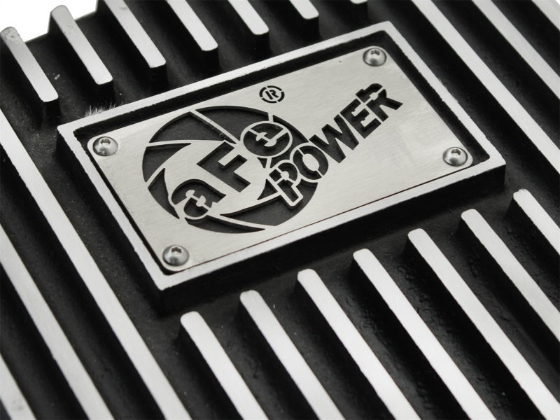 aFe Power Transmission Pan Black Machined 09 - 14 Ford 6R80 F - 150 Trucks - CPC Performance