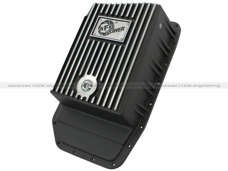 aFe Power Transmission Pan Black Machined 09 - 14 Ford 6R80 F - 150 Trucks - CPC Performance