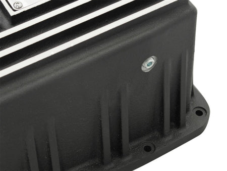 aFe Power Transmission Pan Black Machined 09 - 14 Ford 6R80 F - 150 Trucks - CPC Performance
