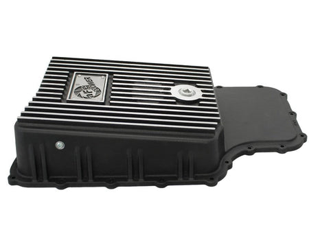 aFe Power Transmission Pan Black Machined 11 - 14 Ford 6R140 Trucks V8 6.7L (td) - CPC Performance