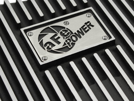 aFe Power Transmission Pan Black Machined 11 - 14 Ford 6R140 Trucks V8 6.7L (td) - CPC Performance