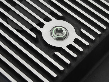 aFe Power Transmission Pan Black Machined 11 - 14 Ford 6R140 Trucks V8 6.7L (td) - CPC Performance