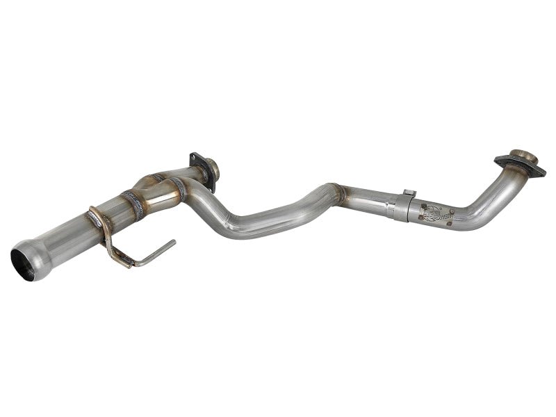 aFe POWER Twisted Steel Y - Pipe 2 - 1/4in 409 SS Exhaust System 2018 Jeep Wrangler (JL) V6 - 3.6L - CPC Performance