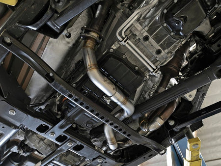 aFe POWER Twisted Steel Y - Pipe 2 - 1/4in 409 SS Exhaust System 2018 Jeep Wrangler (JL) V6 - 3.6L - CPC Performance