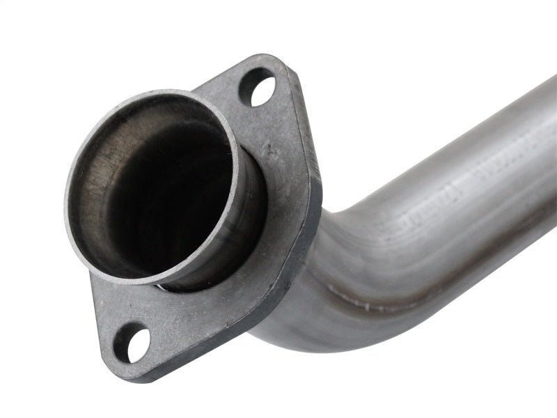 aFe Power Twisted Steel Y - Pipe Stainless Steel 2.5in 12 - 14 Jeep Wrangler V6 3.6L - CPC Performance