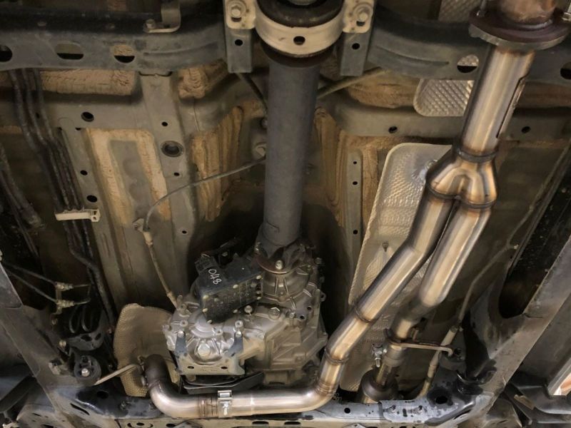 aFe Power Twisted Steel Y - Pipe w/ Cat SS 16 - 20 Toyota Tacoma V6 3.5L (4WD Only) - CPC Performance