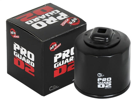 aFe Pro GUARD D2 Oil Filter 02 - 17 Nissan Cars L4/ 04 - 17 Subaru Cars H4 (4 Pack) - CPC Performance