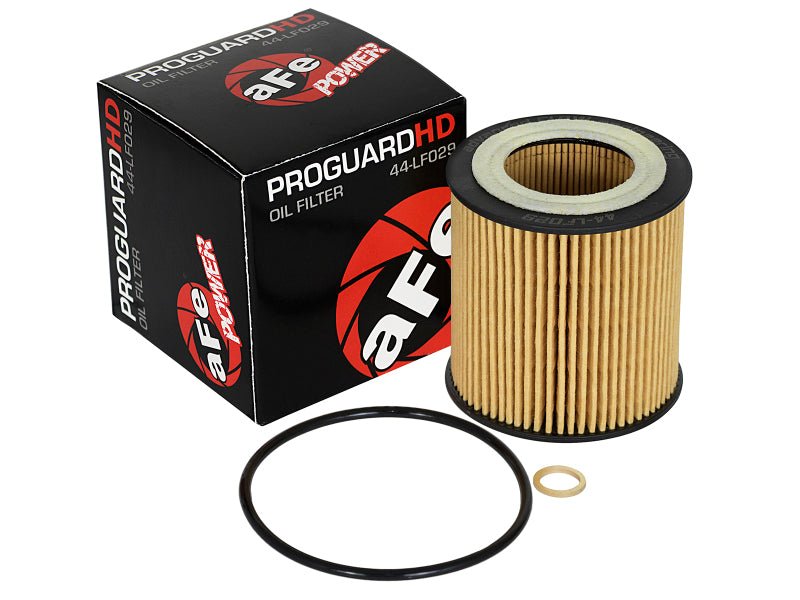 aFe Pro GUARD D2 Oil Filter 06 - 19 BMW Gas Cars L6 - 3.0T N54/55 - 4 Pack - CPC Performance