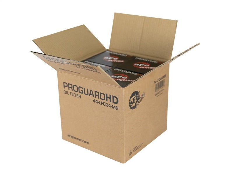 aFe Pro GUARD D2 Oil Filter 11 - 17 Ford Diesel Trucks V8 6.7L (td) (4 Pack) - CPC Performance