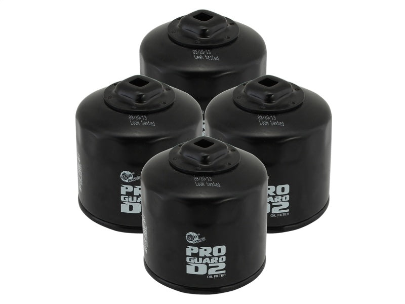 aFe Pro GUARD D2 Oil Filter 13 - 17 Scion FR - S / Subaru BRZ H4 - 2.0L (4 Pack) - CPC Performance