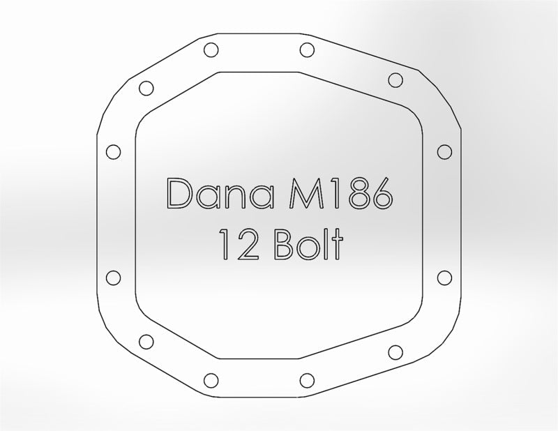 aFe Pro Series Front Differential Cover Black 2018+ Jeep Wrangler (JL) V6 3.6L (Dana M186) - CPC Performance