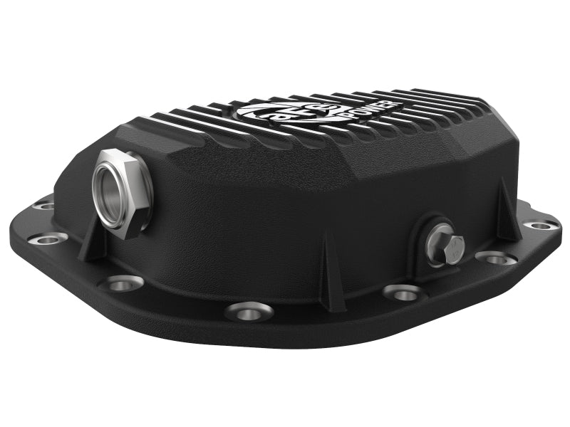 aFe Pro Series Rear Differential Cover Black w/ Fins 15 - 19 Ford F - 150 (w/ Super 8.8 Rear Axles) - CPC Performance