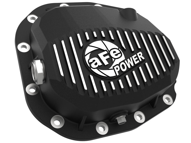 aFe Pro Series Rear Differential Cover Black w/ Fins 15 - 19 Ford F - 150 (w/ Super 8.8 Rear Axles) - CPC Performance