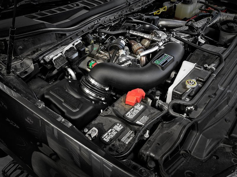 aFe Quantum Pro 5R Cold Air Intake System 17 - 18 Ford Powerstroke V8 - 6.7L - Oiled - CPC Performance