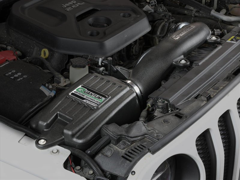 aFe Quantum Pro 5R Cold Air Intake System 18 - 20 Jeep Wrangler JL L4 - 2.0L (t) - CPC Performance