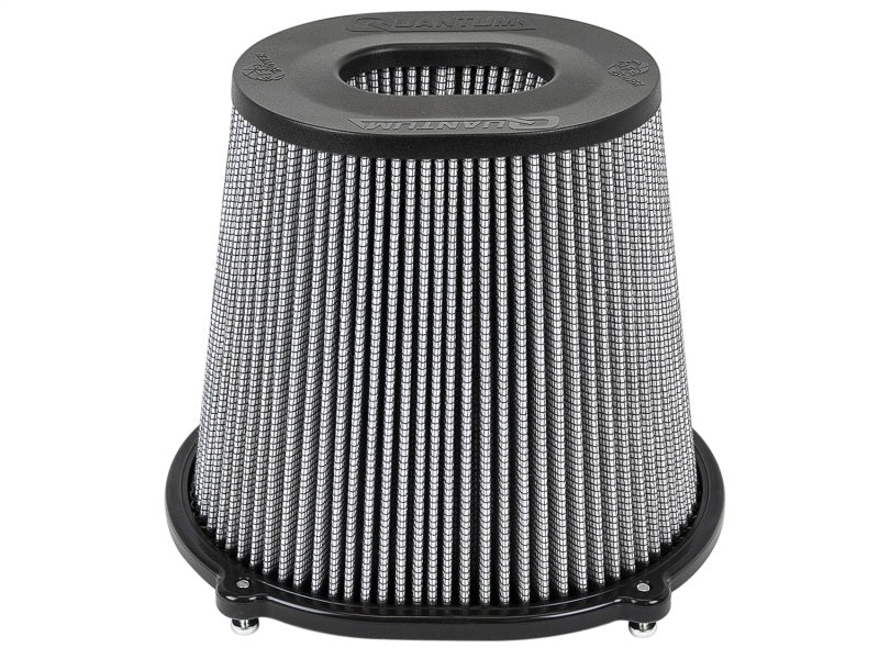 aFe Quantum Pro DRY S Air Filter Inverted Top - 5in Flange x 8in Height - Dry PDS - CPC Performance