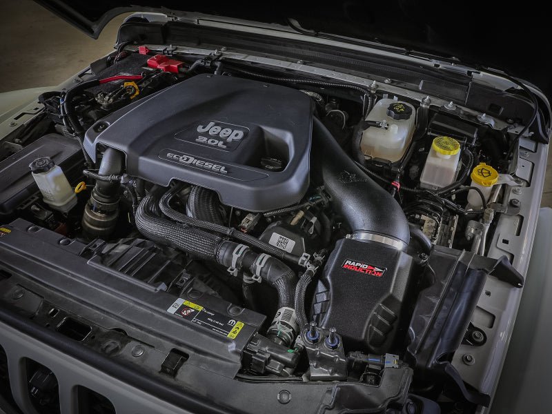 aFe Rapid Induction Cold Air Intake System w/Pro 5R Filter 20 - 21 Jeep Wrangler V6 3.0L - CPC Performance