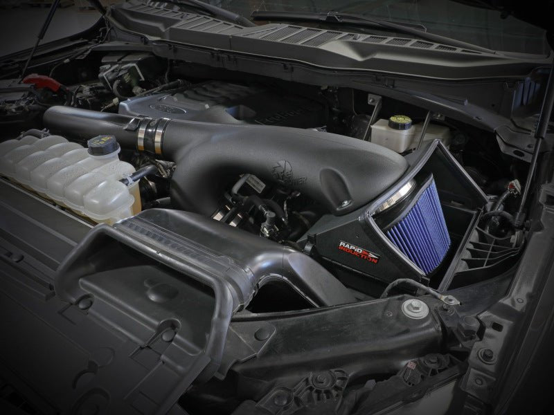 aFe Rapid Induction Cold Air Intake System w/Pro 5R Filter 2021+ Ford F - 150 V6 - 3.5L (tt) - CPC Performance