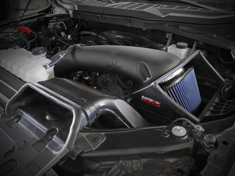 aFe Rapid Induction Cold Air Intake System w/Pro 5R Filter 2021+ Ford F - 150 V8 - 5.0L - CPC Performance