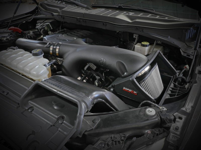 aFe Rapid Induction Cold Air Intake System w/Pro DRY S Filter 2021+ Ford F - 150 V6 - 3.5L (tt) - CPC Performance