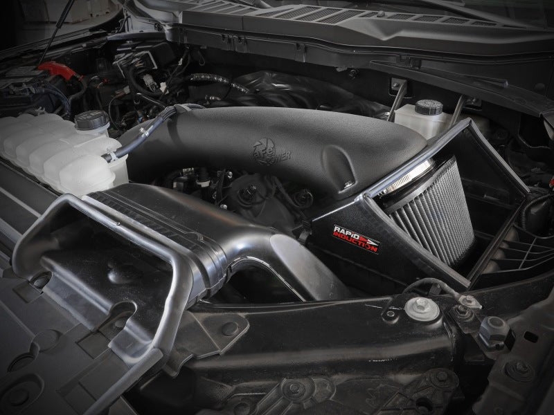 aFe Rapid Induction Cold Air Intake System w/Pro DRY S Filter 2021+ Ford F - 150 V8 - 5.0L - CPC Performance