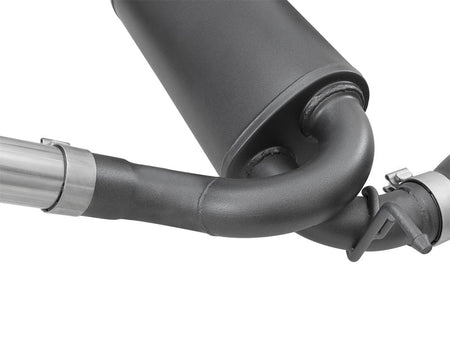 aFe Rebel Series 2.5in 409 SS Cat - Back Exhaust w/ Black Tips 2007+ Jeep Wrangler (JK) V6 3.6L/3.8L - CPC Performance