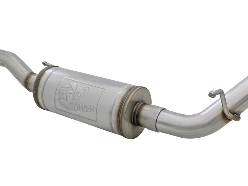 aFe Rebel Series 2.5in 409 SS Cat - Back Exhaust w/ Black Tips 2007+ Jeep Wrangler (JK) V6 3.6L/3.8L - CPC Performance