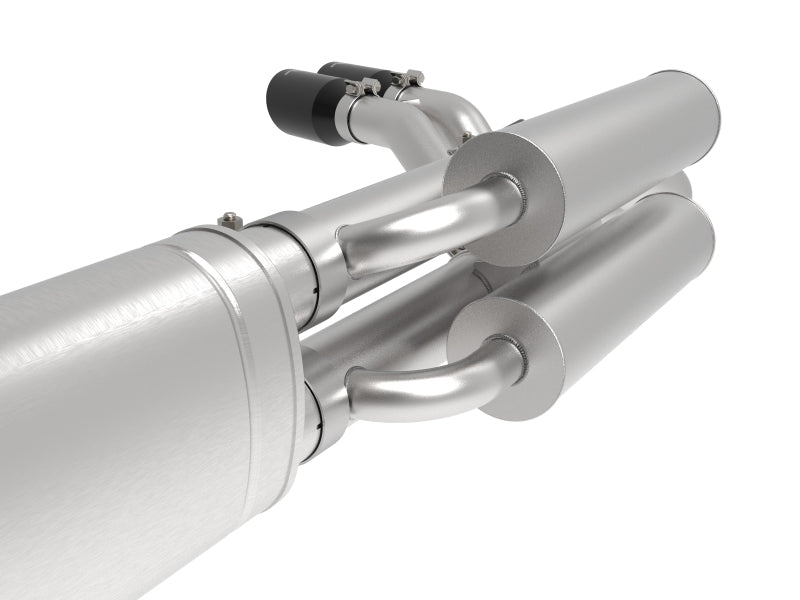 aFe Rebel Series 3in 409 SS Cat - Back Exhaust w/ Black Tips 17 - 20 Ford F - 250/F350 V8 6.2L/7.3L - CPC Performance