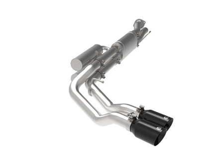 aFe Rebel Series 3in 409 SS Cat - Back Exhaust w/ Black Tips 17 - 20 Ford F - 250/F350 V8 6.2L/7.3L - CPC Performance