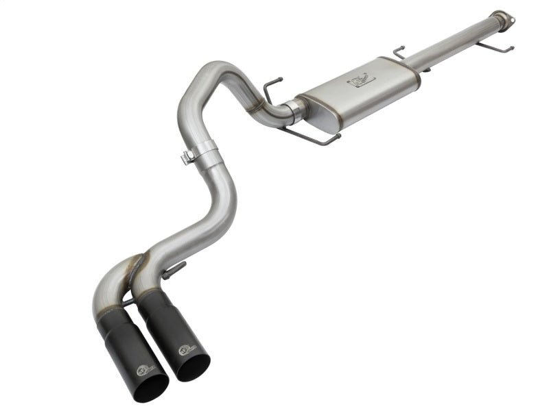 aFe Rebel Series 3in Stainless Steel Cat - Back Exhaust System w/Black Tips 07 - 14 Toyota FJ Cruiser - CPC Performance