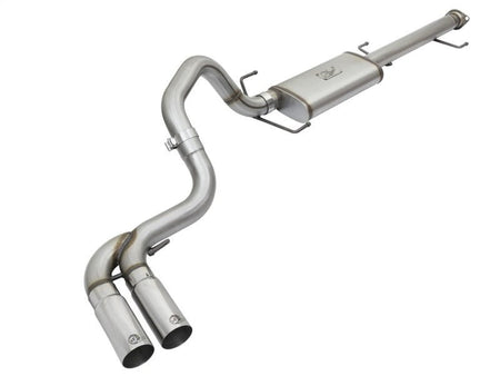 aFe Rebel Series 3in Stainless Steel Cat - Back Exhaust System w/Polished Tips 07 - 14 Toyota FJ Cruiser - CPC Performance