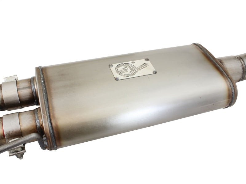 aFe Rebel Series Exhaust SS Front Side Exit CB w/ Black Tips 10 - 14 Ford F150 Ecoboost V8 6.2L - CPC Performance