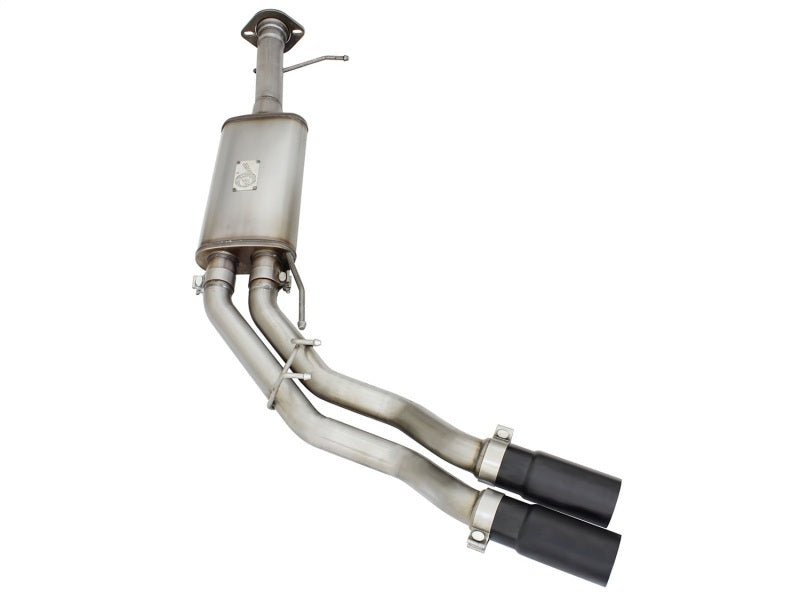 aFe Rebel Series Exhaust SS Front Side Exit CB w/ Black Tips 10 - 14 Ford F150 Ecoboost V8 6.2L - CPC Performance
