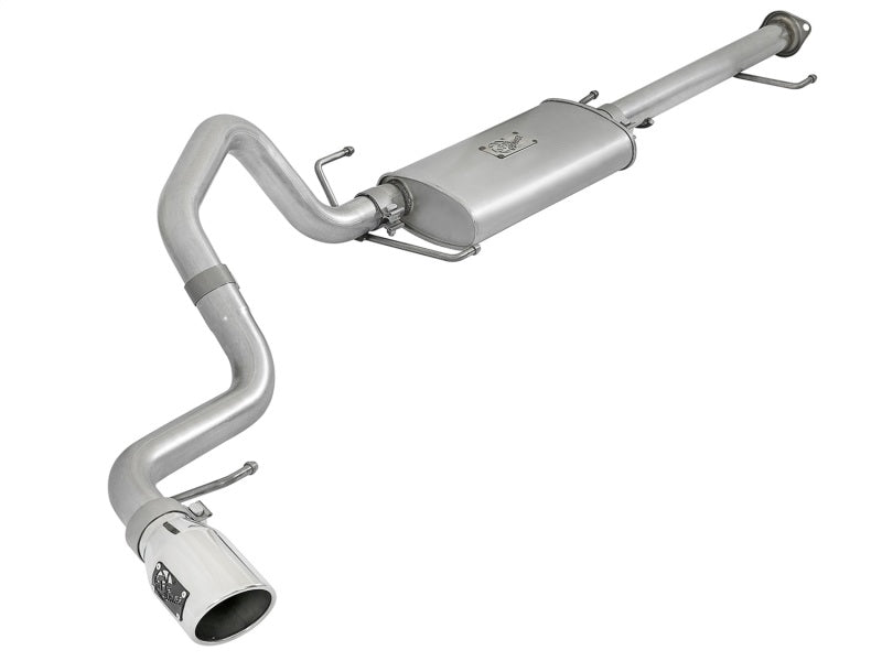 aFe Scorpion 2 - 1/2in Alum Steel Cat - Back Exhaust w/ Polished Tips 07 - 17 Toyota FJ Cruiser V6 4.0L - CPC Performance