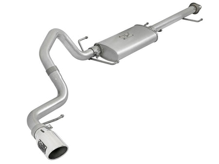 aFe Scorpion 2 - 1/2in Alum Steel Cat - Back Exhaust w/ Polished Tips 07 - 17 Toyota FJ Cruiser V6 4.0L - CPC Performance