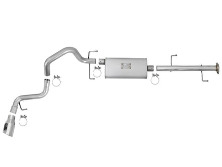 aFe Scorpion 2 - 1/2in Alum Steel Cat - Back Exhaust w/ Polished Tips 07 - 17 Toyota FJ Cruiser V6 4.0L - CPC Performance
