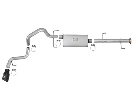 aFe Scorpion 2 - 1/2in Aluminized Steel Cat - Back Exhaust w/ Black Tips 07 - 17 Toyota FJ Cruiser V6 4.0L - CPC Performance