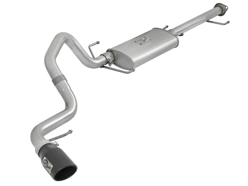 aFe Scorpion 2 - 1/2in Aluminized Steel Cat - Back Exhaust w/ Black Tips 07 - 17 Toyota FJ Cruiser V6 4.0L - CPC Performance