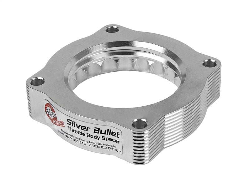 aFe Silver Bullet Throttle Body Spacer N62 Only BMW (E53) 04 - 09 5series (E60) 04 - 09 6series (E63/64) - CPC Performance